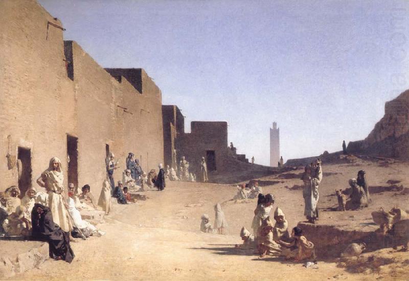 Gustave Guillaumet Laghouat Algerian Sahara china oil painting image